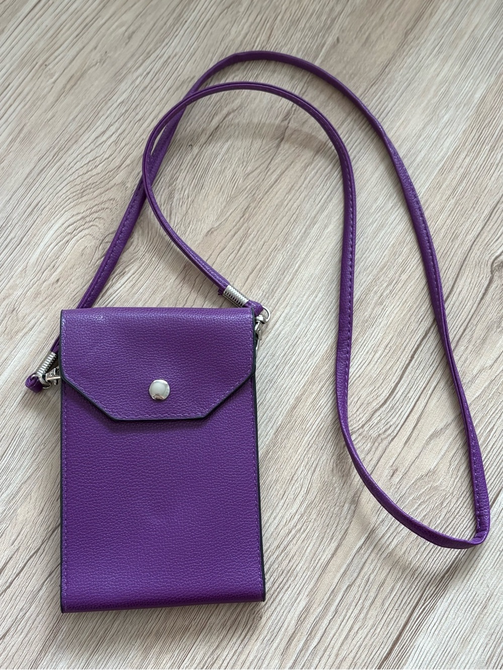 Faux Leather Crossbody Pouch